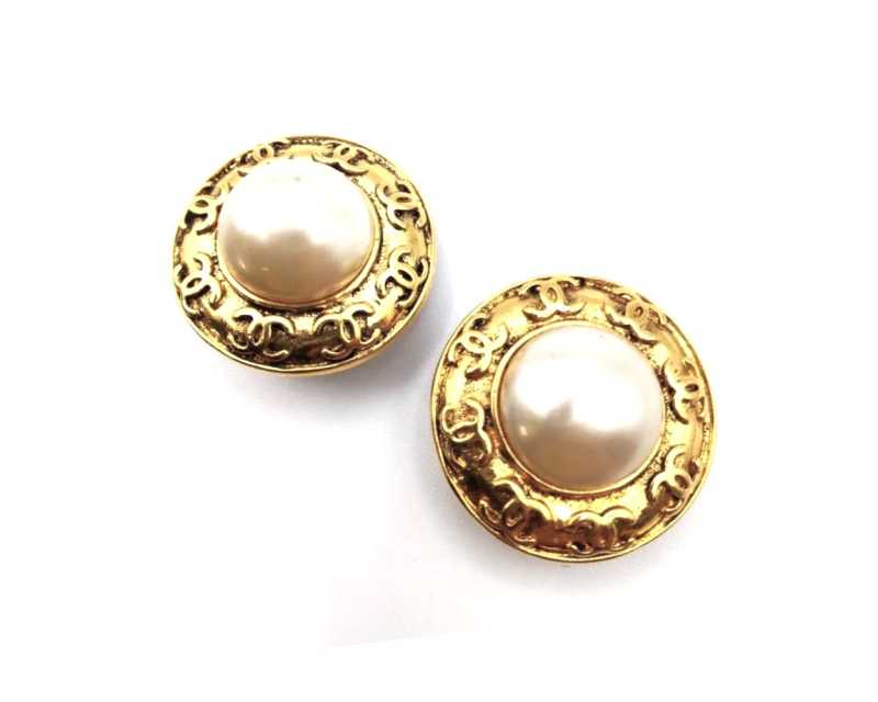 シャネル買取 ココマーク パール イヤリング 